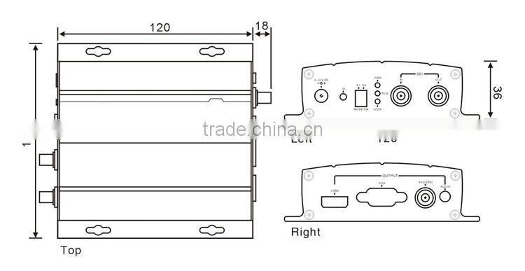 Manufacturer Supply High Quality vga av converter