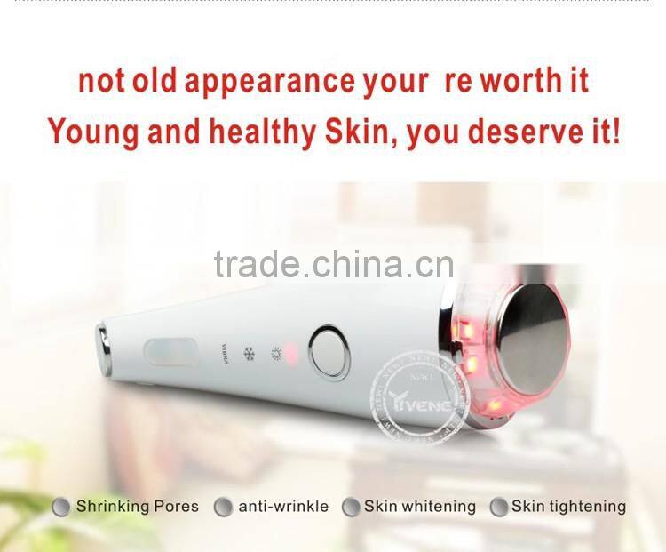 New Cool And Hot vibro massager Shrinking Pores