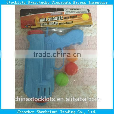 liquidation stock leftover lots yiwu stocklots toy ball shooter gun surplus inventory for sale