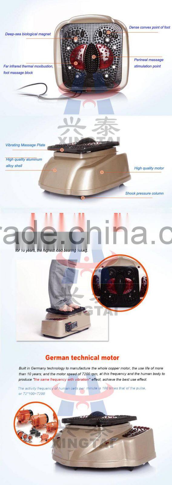 XT-8805-6 Mode Big Shiatsu Electric Electronic Roller Full Leg Infrared Vibrating Price Luxurious Blood Circulation Foot Massage