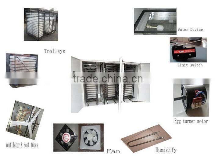 Different types fully automatic chicken egg incubator
