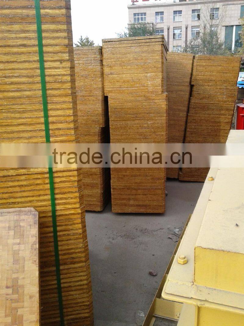 Bamboo pallet for cement/hollow brick making machine