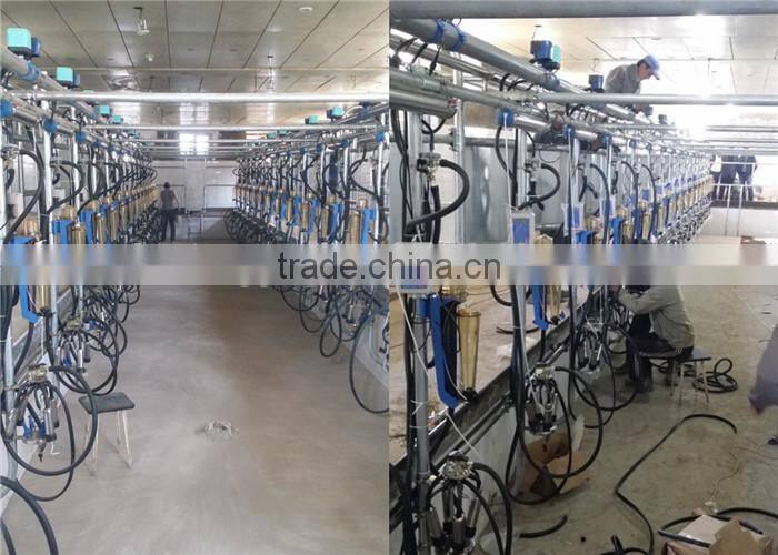 Milking Machine System with Automatic Cluster Remover