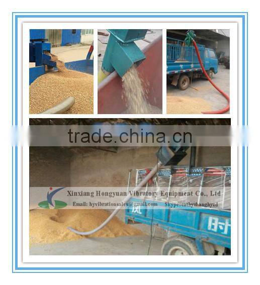 Portable / Mobile grain suction machine with soft pipes
