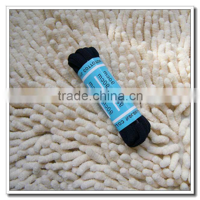 Solid Color children's shoelaces for leather shoe