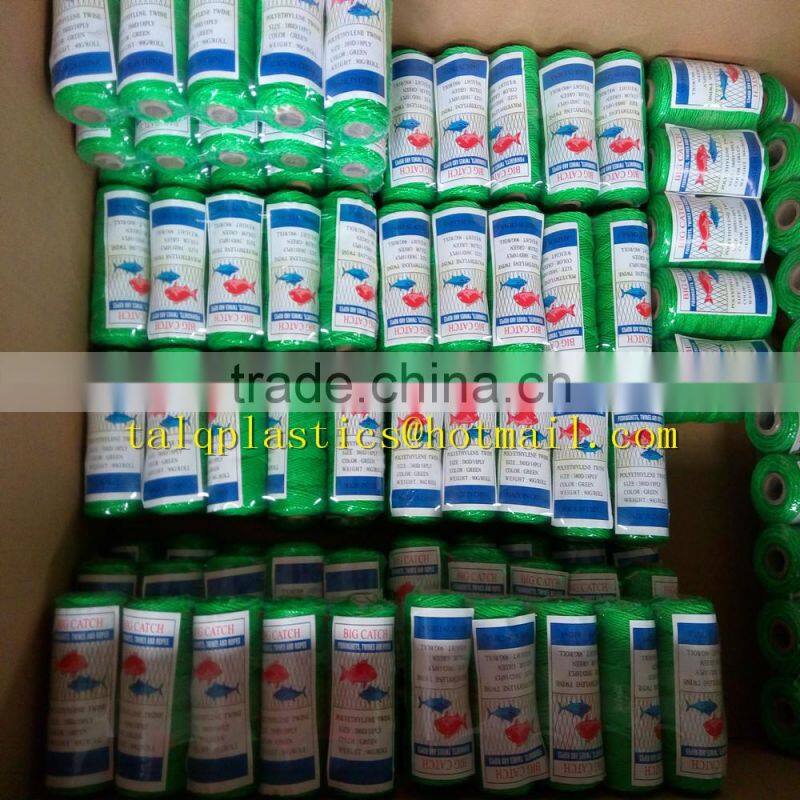 380d twisted polyethylene rope fishing twine price