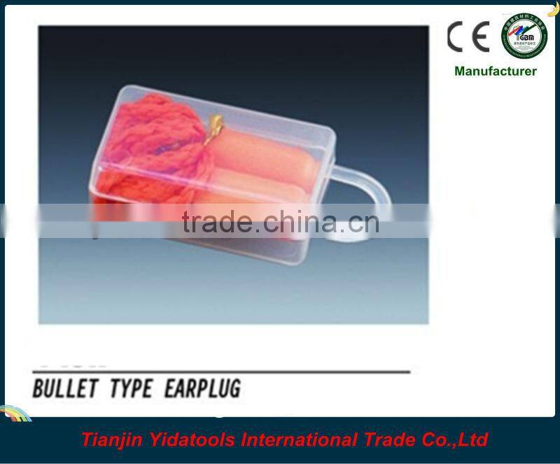 PU earplug with red cord with CE standard