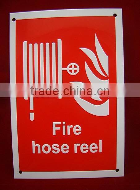 PVC fire safety sign board
