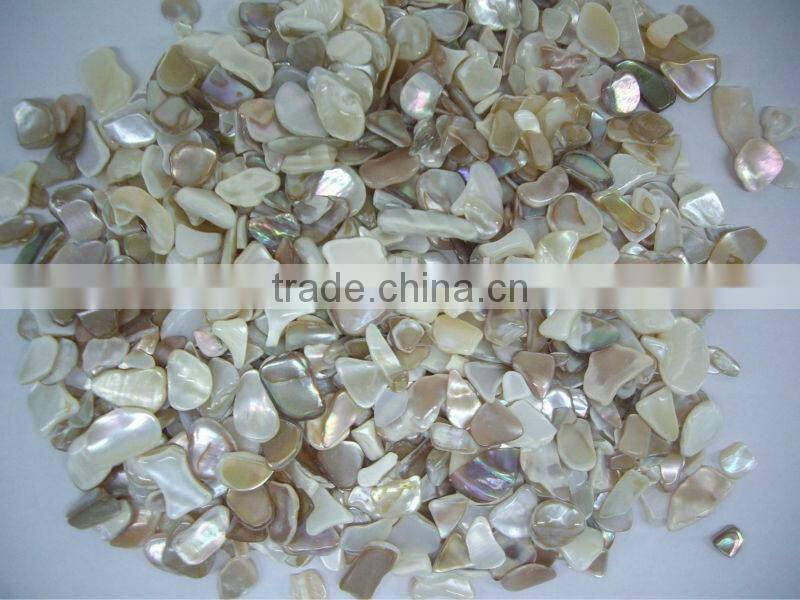 Crushed Mother of Pearl Shell Chips for Terrazzo