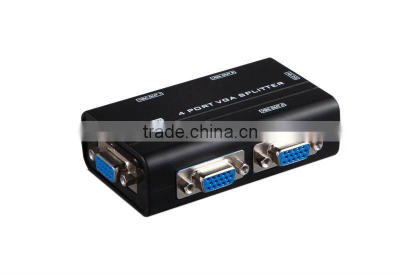 250MHZ 4port VGA Spliter ,4 port VGA splitter ,VGA splitter with 4 port
