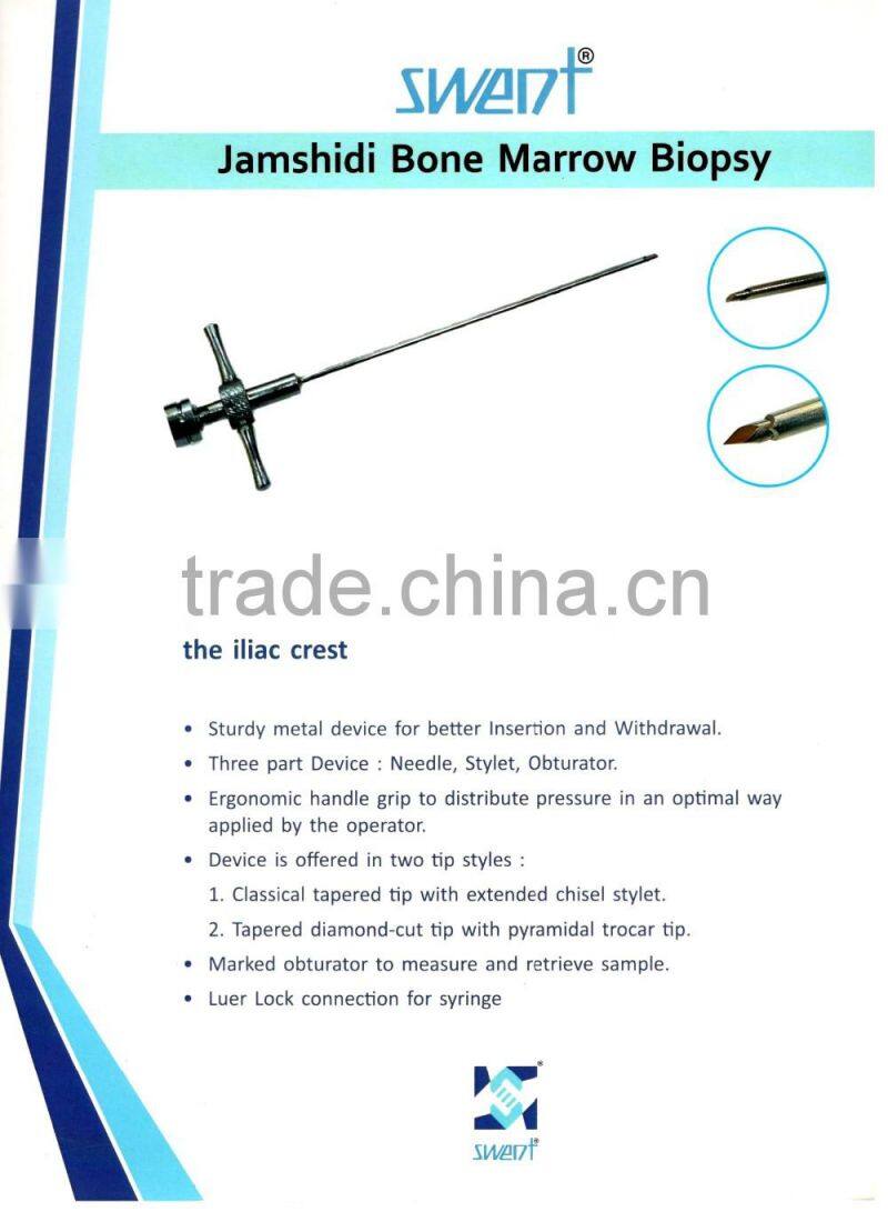 Jamshedi type Bone Marrow Biopsy Needles