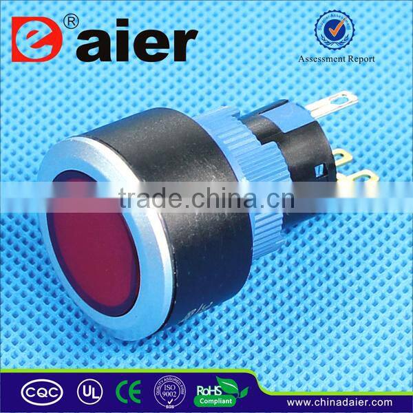 Daier Export 22mm Illuminated Pushbutton Switch, Anti Vandal Push Button Switch, Stainless Steel Pushbutton Switch waterproof