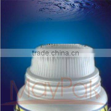 Designed cream plastic tube cplastic tube with cork