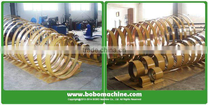 Spiral tube forming machine