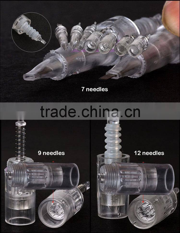 1/3/7/9/12/36/nano/3D needles micro needle derma pen replacement heads needle cartridge with low price