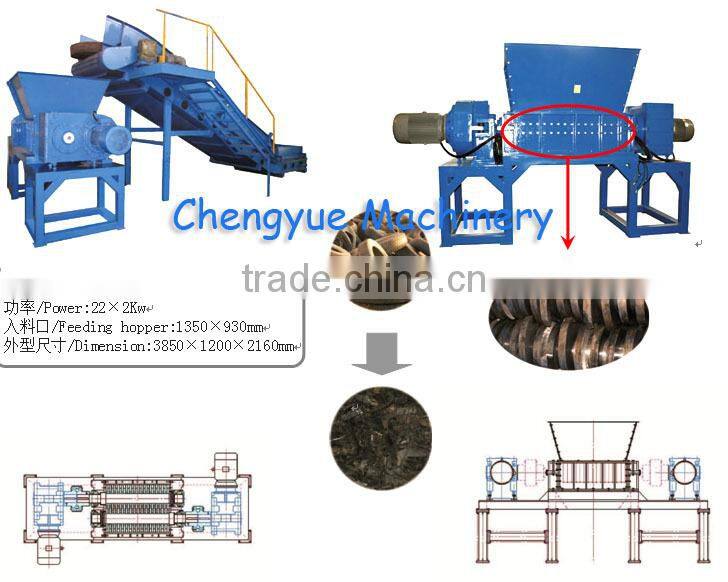 tire wire drawer Tyre recycling line