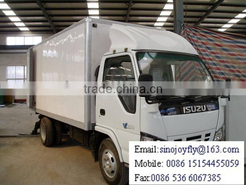 fiberglass isolated truck box in panels special vehical
