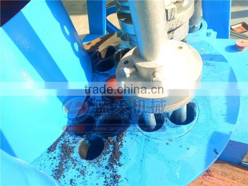 High strength shape variablei shisha charcoal brick briquette machine from Lantian