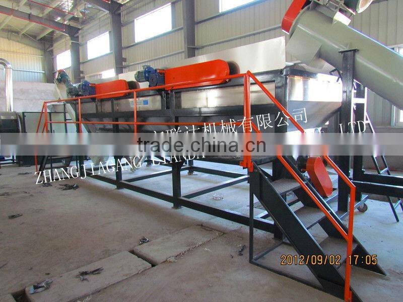 PP, PE film crushing, washing recycling line