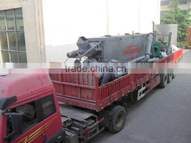 Continuous rotary carbonization furnace for sawdust and rice husk biochar