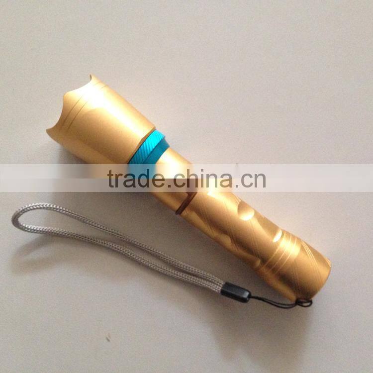 tactical LED flashlight zoom flashlight