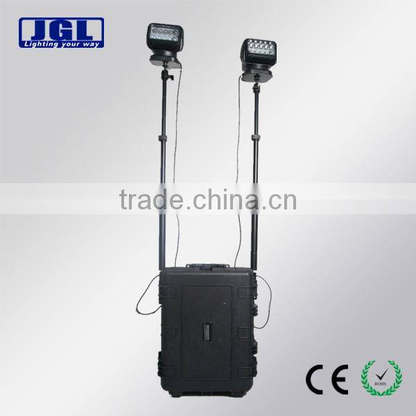 2*50W High power extensible mobile rechargeable portable Police Military light