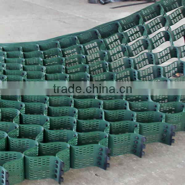 High strength HDPE geocell to support the pipeline and sewer