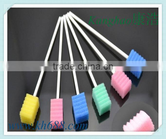 Factory directly sell liquid filled foam swab,sterile swab, foam tipped oral swabs,disposable oral swabs,swab stick