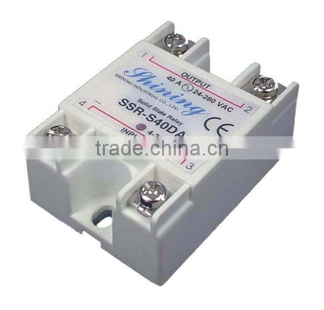 SSR-S40DA Dc to Ac SSR Solid State Relay With Protective Cover