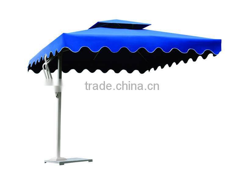Aluminum Frame With Marble Base Beach Tent Side Post Umbrella