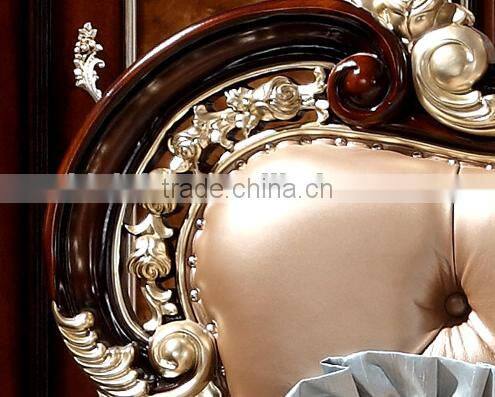 BISINI Brand New Bedroom Furniture, Royal and Luxury Bedroom Furniture Set, King Size Bed with Nightstand Set (BF01-ML014)