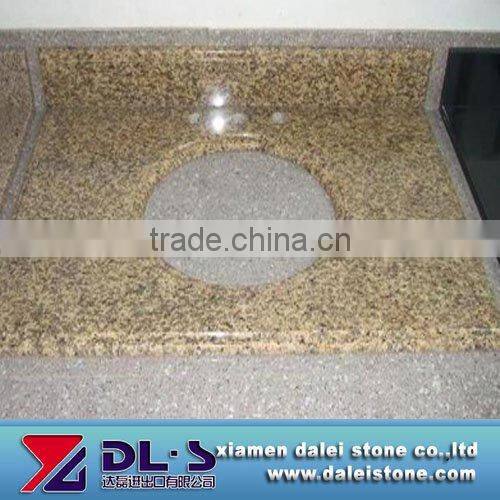 yellow stone countertop