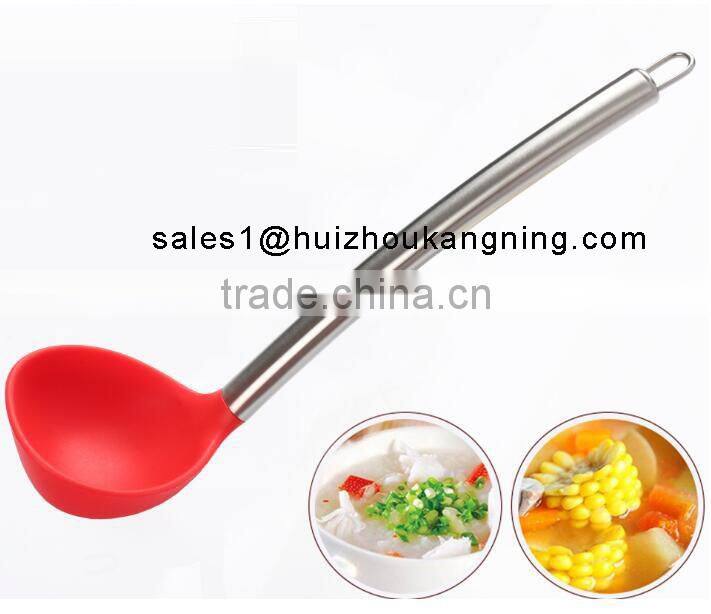 Stainless Steel & Silicone Cooking Utensil Set Spatula, Mixing & Slotted Spoon,Pasta Fork Server, Drainer