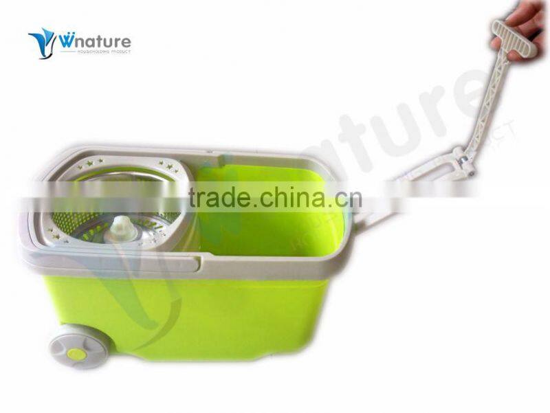 magic mop and 360 spin mop to easy portable with wheels