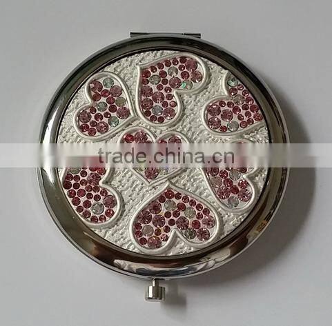 quality folding compact mirror , pocket mirror for girls