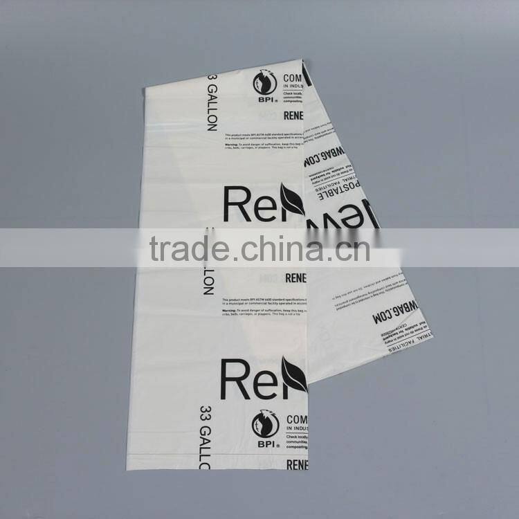 Compostable biodegradable plastic bags middle kitchen bags