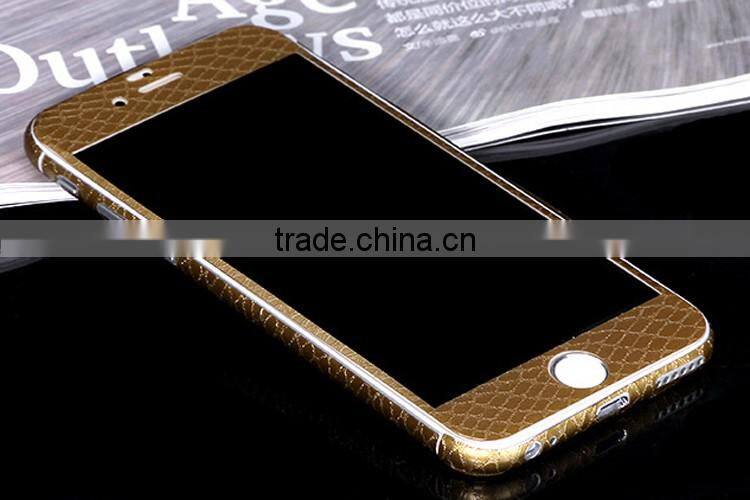 Snake textured sticker mobile phone full body protector film for iphone 6 / 6S / plus