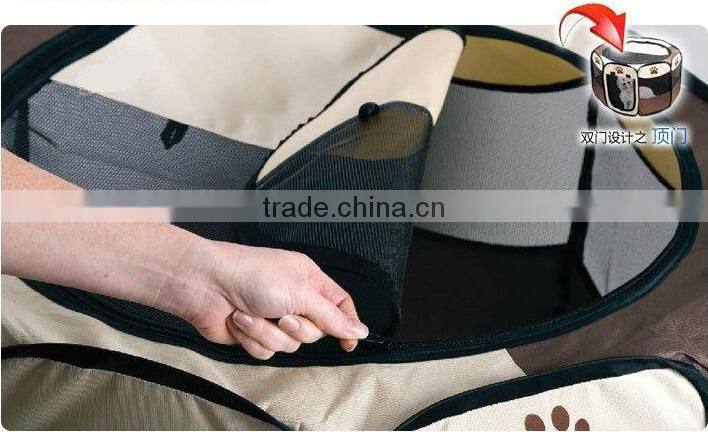 600D Oxford cloth Folding Dog Cage Pet Tent Octagonal pet fence