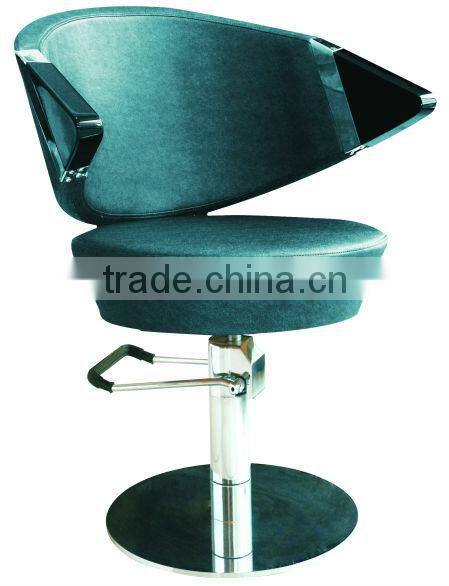 Round Base Modern Hydraulic barber chair hair cutting chairs with pedal wholesale barber supplies F-1953