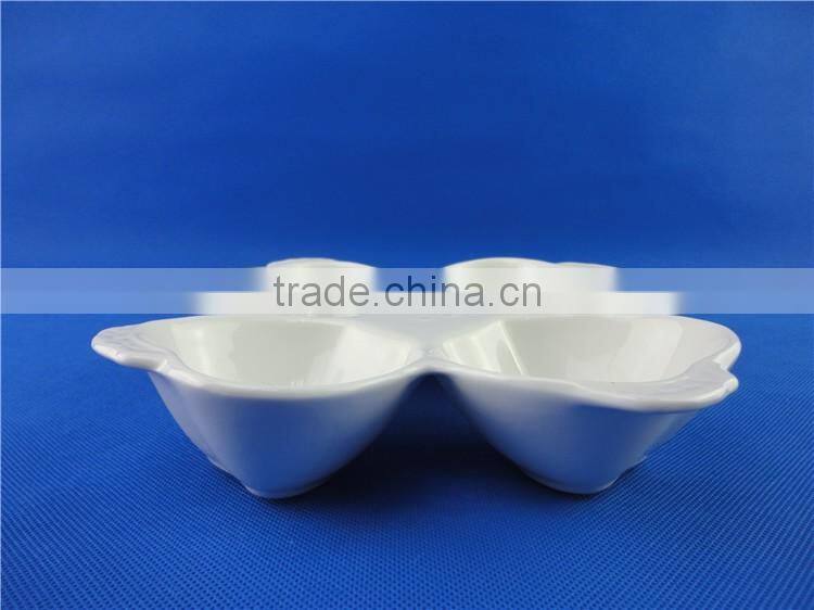 Hotel and restaurant ceramic plate