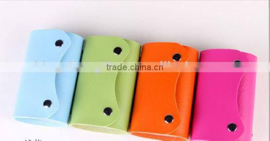 2013 Newest Blue PU Credit Card case