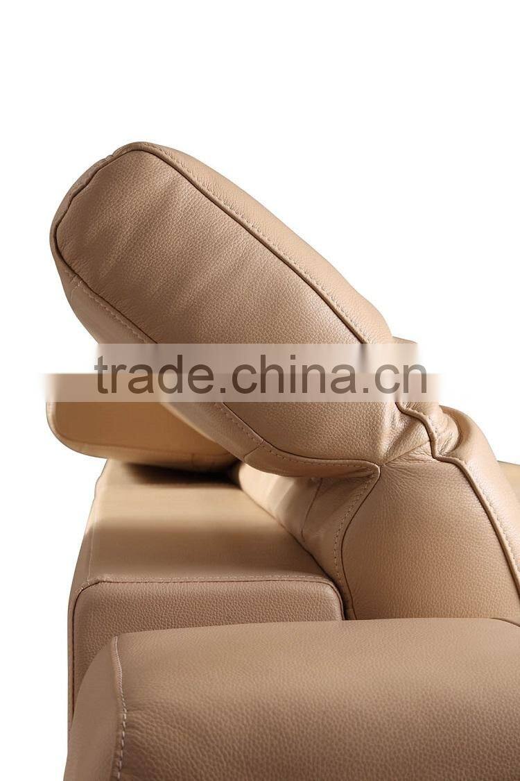 Modern Luxury Design Geniune Leather Sofa Set