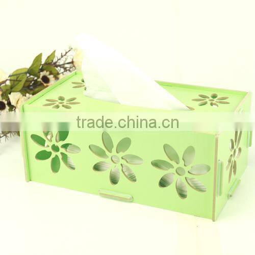 Perfect-Fit Wooden Tissue Paper Dispenser for Kleenex Tissue Box Pack