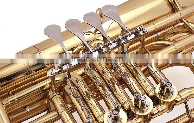 Bb key 4 key tuba for brass band