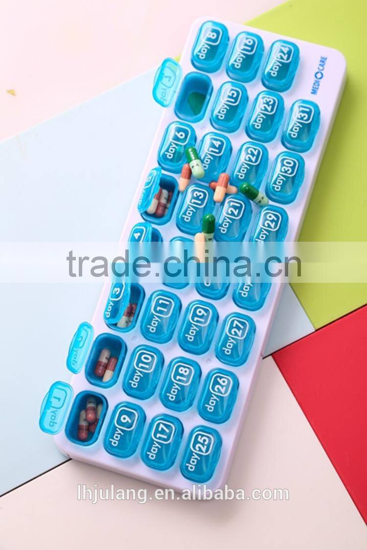 Useful plastic pill box month
