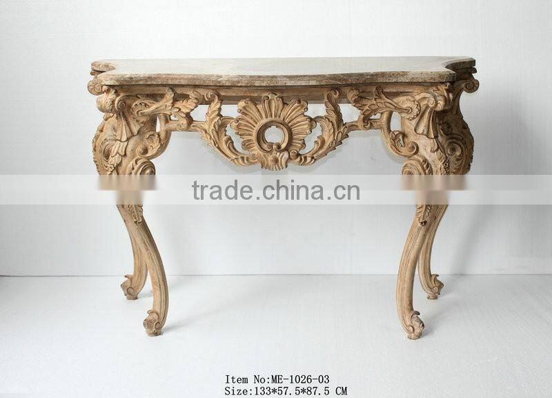 French Furniture Wholesale Console Desk Set For Living Room Decoration