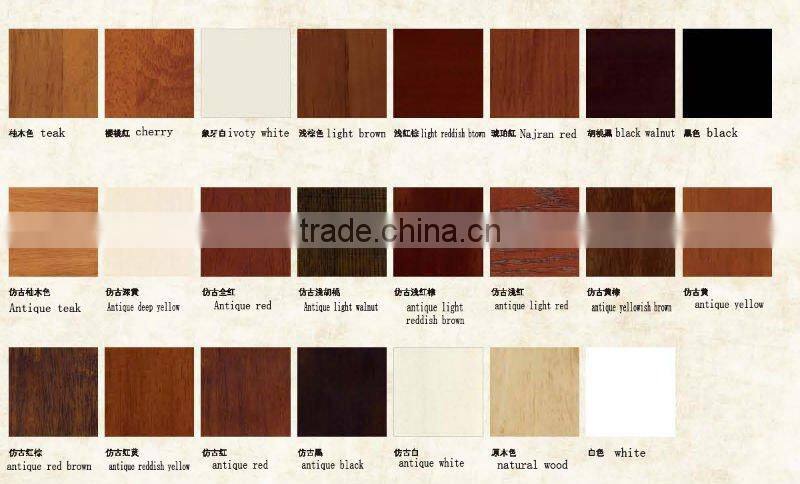 Carving antique bath cabinet, antique white cabinet