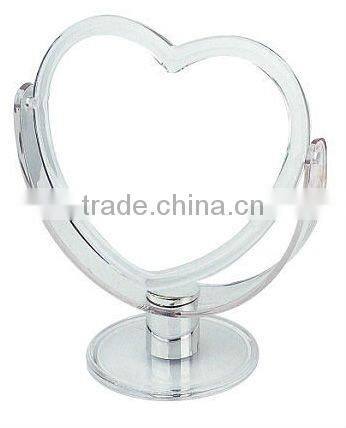 Rotate 180 degrees & Pink outside profile Cosmetic Mirror