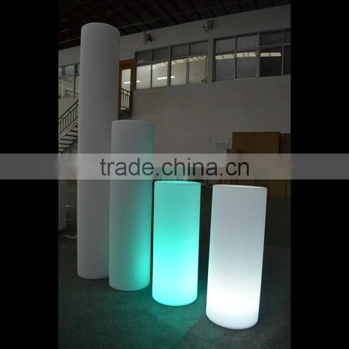 Wireless remote control lighting led column pillar for party decoration