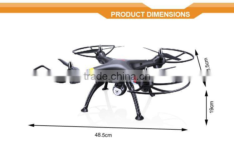 Wholesale quadcopter 2017 New version Syma X8C 2.4G 4CH 6 Axis RC drone with camera HD 2MP Wide Angle Camera